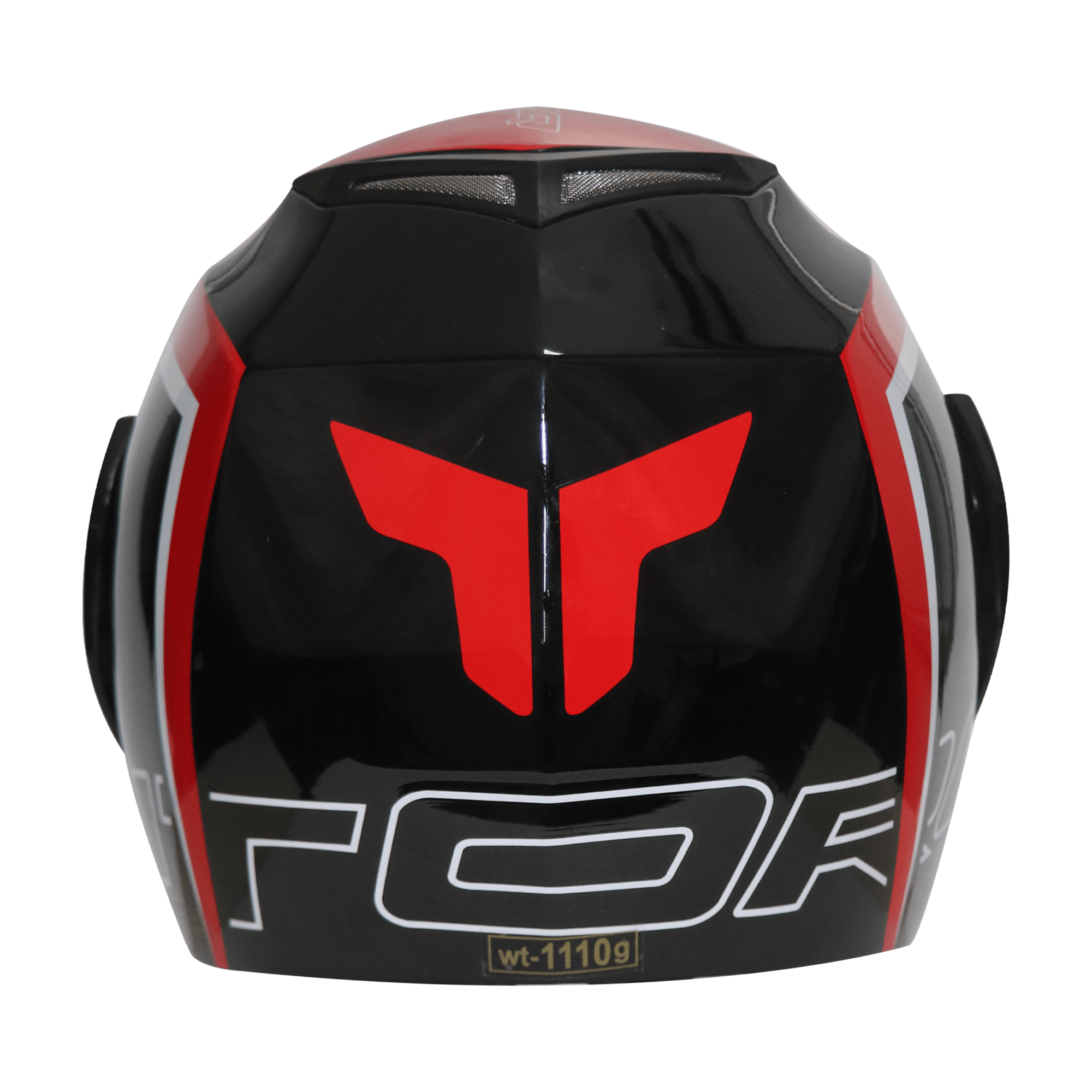 TVS Ntorq Edition Flip Up Helmet (Black Red)